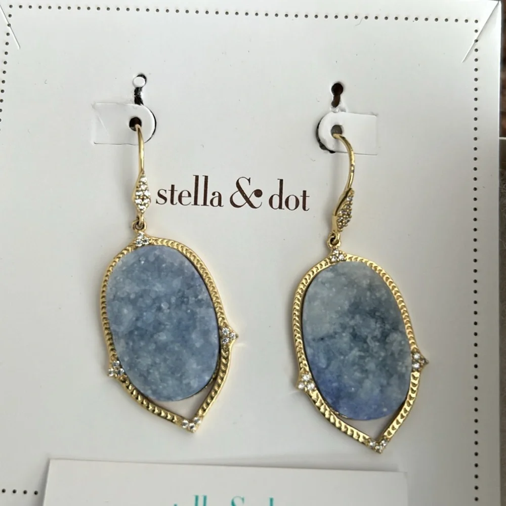 NWT Stella & dot drop earrings - Picture 2 of 7